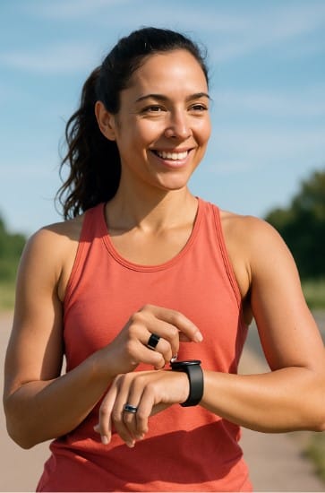 Smart wearable health trackers